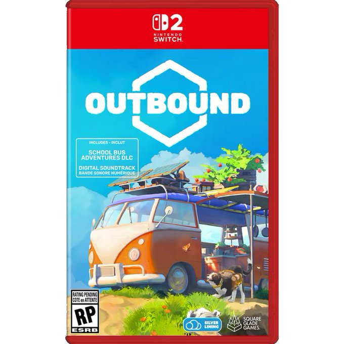 PhysicReleases's tweet image. #May2026Releases
*This item will be released on May 14, 2026.

Outbound - Nintendo Switch, Nintendo Switch 2, PlayStation5

Amazon: amzn.to/4taHIwz
LBG: lootboxgaming.us/2v2IXF
VGP: videogamesplus.ca/XCEDB2
Playasia: play-asia.com/en/search/Outb…
#NSW #NSW2 #PS5