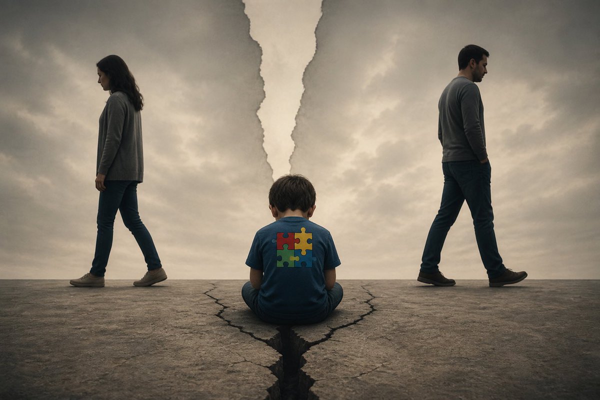 DASensory's tweet photo. Autism didn’t break my marriage. What came after the diagnosis did.

Not one moment—but the pressure, exhaustion, and constant mental load of navigating it all while trying to hold a family together.

Some journeys bring people closer. Others change everything.

#AutismParenting https://t.co/gPQKO9wu7J