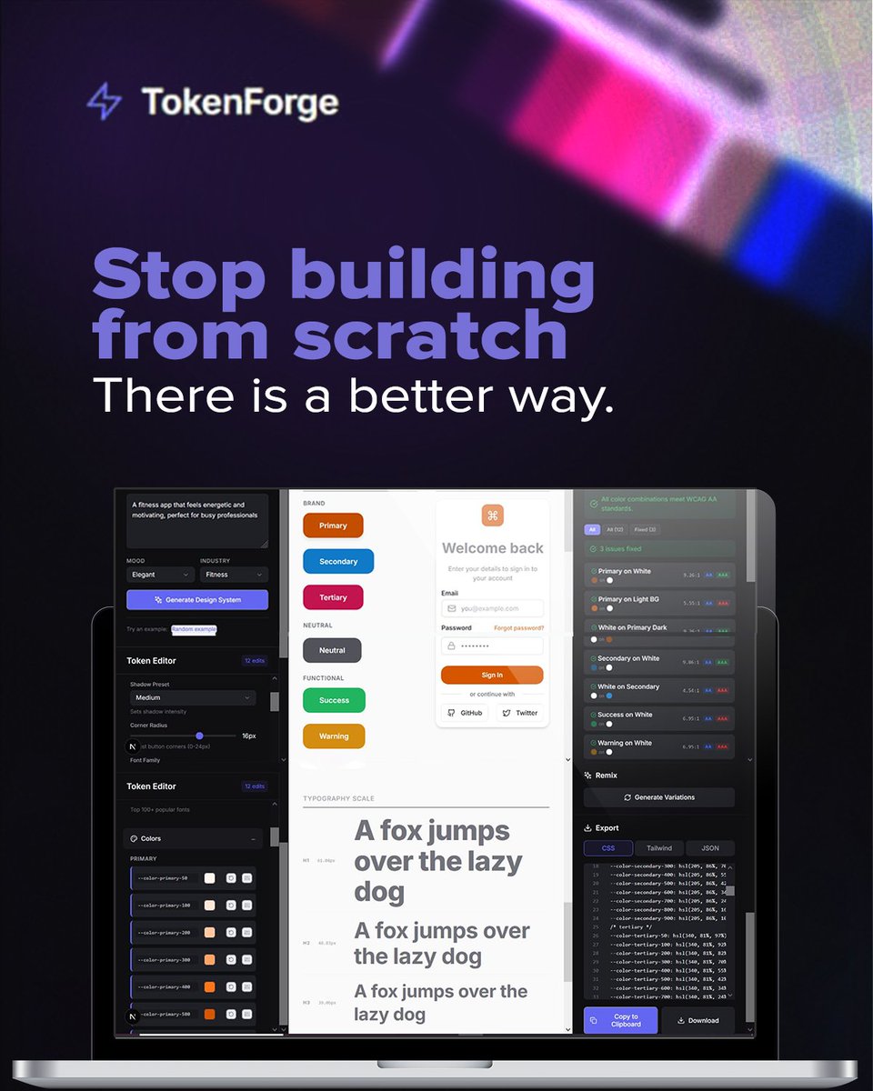 tokenforgebuild's tweet photo. A massive thank you to everyone who joined us for the TokenForge Demo Day.

Seeing the community engage with our vision was incredibly rewarding. 

Stay tuned—the journey is just beginning.

@Joe_brendan_
@devanddesignhq

#TokenForge #DemoDay #DigitalAssets #Innovation https://t.co/4xZyeyp8zS
