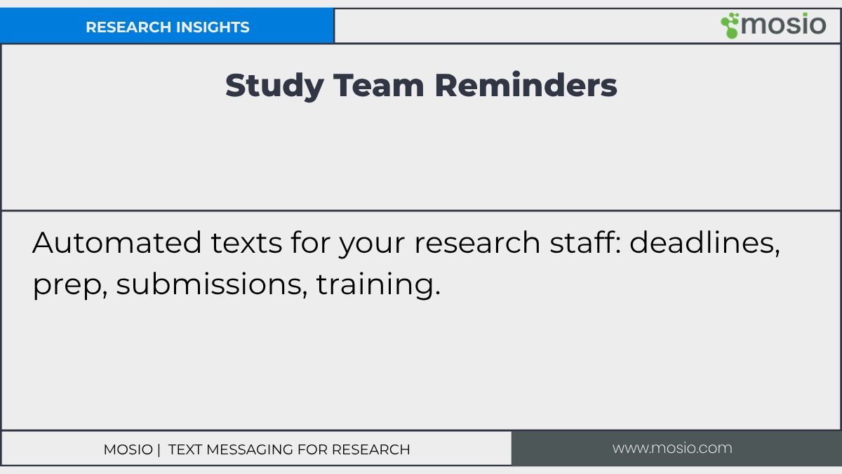 Mosio | for Research tweet media