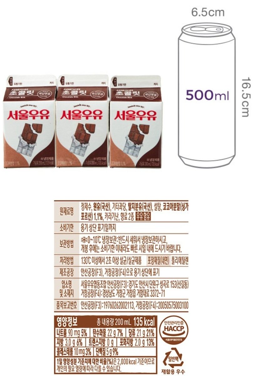awevsdvae's tweet photo. 韓国は入ってるものの量の順で成分を書く。
ソウル牛乳お前まで牛乳より水の量が多くなってるのか。
水の方が多いのに牛乳って可笑しくないか。
牛乳味の水ではないか。
さらに粉乳まで入れやがって。
CUのチョコ牛乳が欲しいな、、 https://t.co/SkspHOABxC