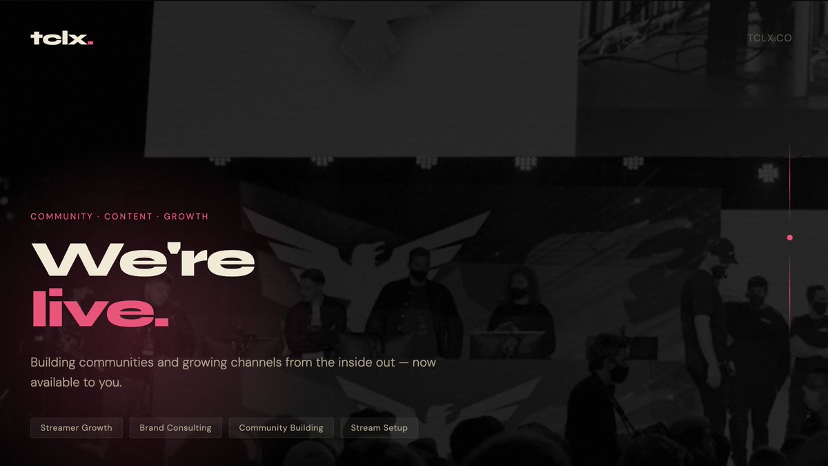 Something I've been working on for a while is finally live. tclx.co. If you've ever wondered what I actually do for creators, it's all there.

If you know anyone who needs this, send them my way.