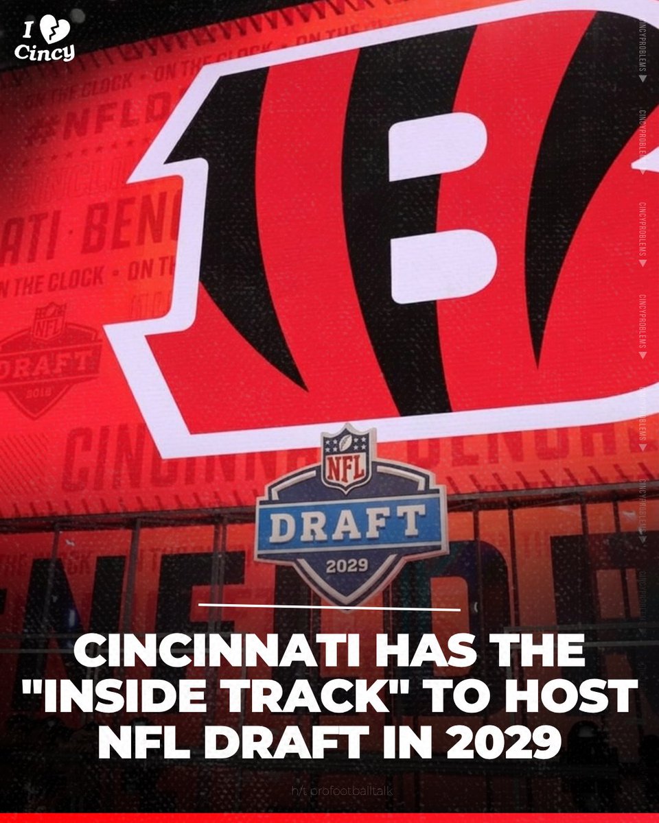The NFL Draft coming to Cincinnati in 2029? 👀🐅