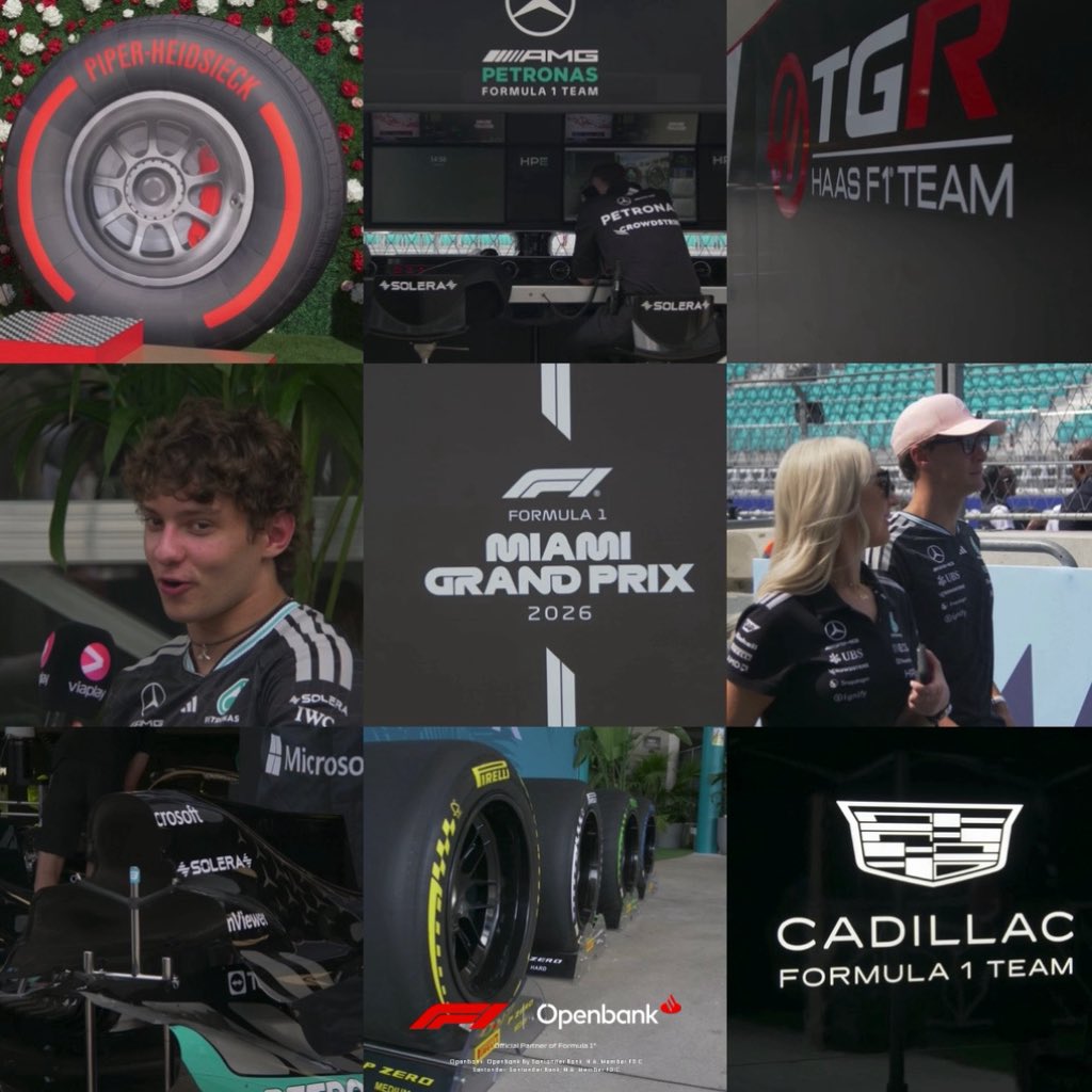 SantanderGP's tweet photo. The Miami GP aesthetic 🌴 https://t.co/4zAYMEVaeU