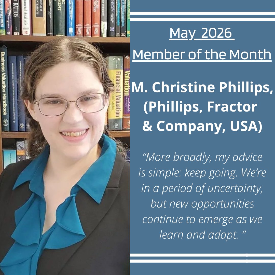 IAESorg's tweet image. Our Member of the Month for May 2026 is M. Christine Phillips, who works at Phillips, Fractor &amp;amp; Company, in Pasadena, California! 
Read more about her here: iaes.org/may-2026-membe…
#IAES #Economics #Econ #Business #May