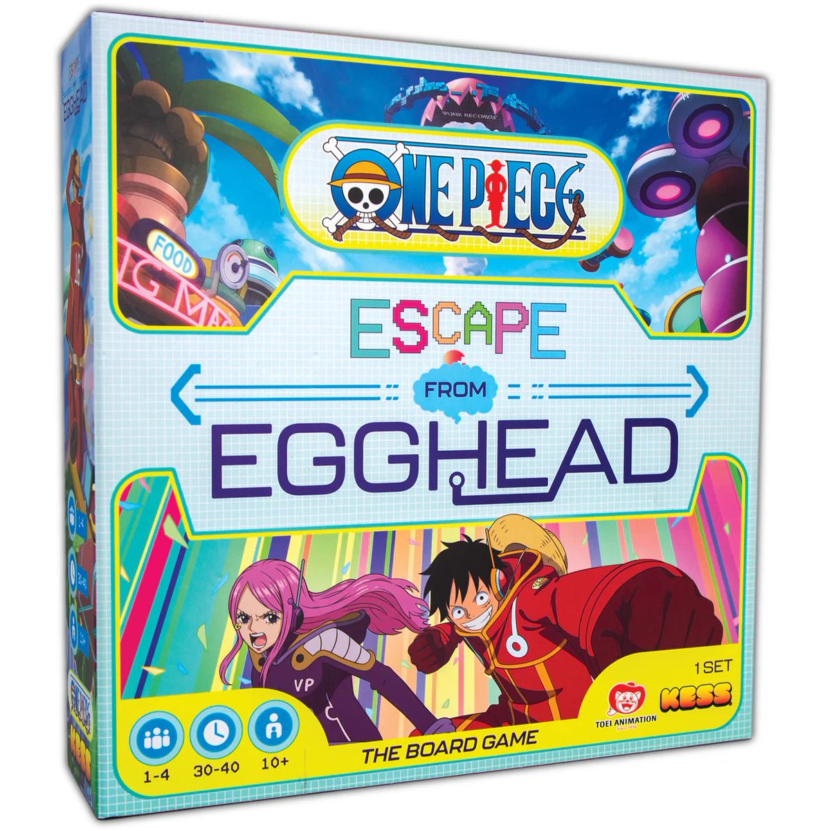 Kess_Ent's tweet photo. We’ve been very busy this year 
New One Piece Board Game announced
Escape From Egghead out this July at retail! https://t.co/Gb5b9Ae8bo