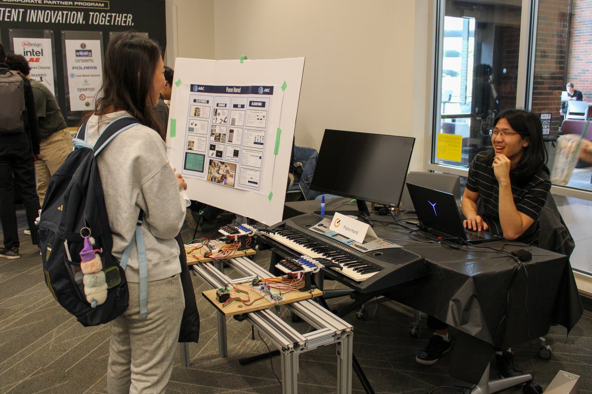 PurdueECE's tweet photo. Don't miss Day 2 of the SPARK Challenge. There are all new projects today, so head on over to MSEE before 4pm today to check it out! https://t.co/4L32dU5jZN