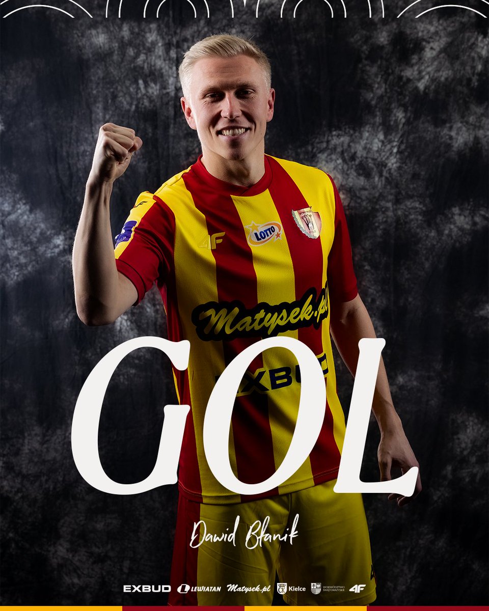 Korona_Kielce's tweet image. 56’ | GOOOOOOOOOOOOLLLLLLLLLLLL!!! ⚽️

Dawid Błanik uderza głową nie do obrony i wyrównujemy stan rywalizacji!!! ❤️‍🔥
—
#KORPIA 1:1
