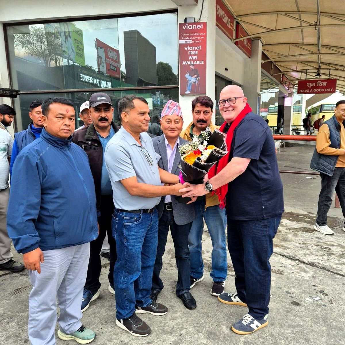 🇳🇵 This #MayDay the ITF is on the ground in Kathmandu. General Secretary Stephen Cotton led our delegation to stand shoulder to shoulder with Nepal's trade unions. ✊