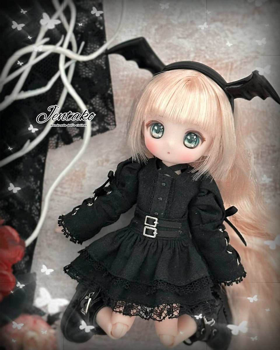 作家様製ドール服 大きくても小さくても地雷系とかそういうかんじのドール服作るです。 1