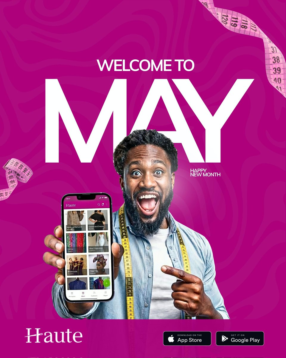 HauteApp's tweet photo. Happy New Month Tastemakers.
New month. Same skill set.
The difference will be how you run your business.
More structure.
Better follow-through.
Clearer visibility on what’s working.
This is where momentum comes from.
Not doing more.
Doing things better.
Make this the month your business feels easier to manage, not harder to grow.
#NewMonth #BusinessGrowth #FashionEntrepreneur #TailoringBusiness #SmallBusinessAfrica #DesignerMindset #OperateLikeAPro #BuildInPublic