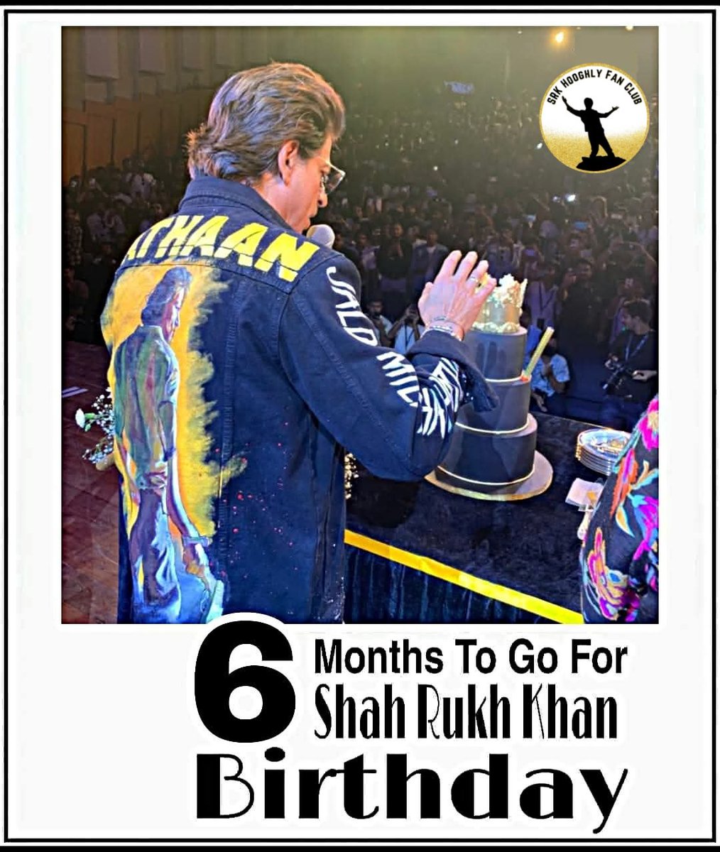 srkhooghlyfans's tweet photo. Now only #6MonthsToGo for @iamsrk birthday...👑🎂
#ShahRukhKhan #SRKDay2026 #MannatYatra2026 #SRK #SRKDay #MannatYatra #KingOfBollywood #KingKhan #King
.
.
.
@RedChilliesEnt @iamsrkclub @KarunaBadwal @8ellaM @BilalS158 @pooja_dadlani @srkhooghlyfans https://t.co/75r35Qt1GW
