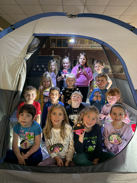 fccrickets's tweet photo. Can you guess what “Cc” stands for in our kindergarten ABC Countdown?

CAMPING! ⛺🔥

Our soon-to-be first graders had a blast with camp stories, crafts, and s’mores - definitely a favorite day! 🤩

#GoCrickets https://t.co/JMWPoGp6S5