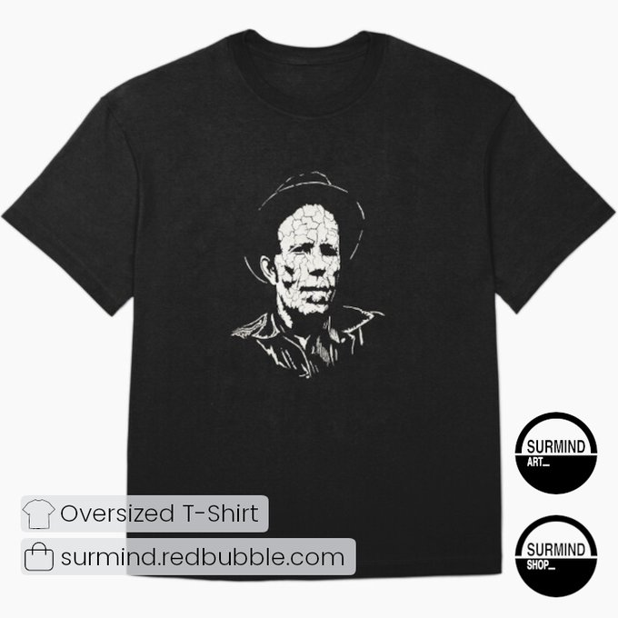 surmindshop's tweet photo. Step into the surreal, rain-soaked world of a true original with this unique Tom Waits portrait art oversized t-shirt.🥃🎩
SHOP: https://t.co/nKZQkvTcCx
#TomWaites #RainDogs #Swordfishtrombones #OversizedStyle #ArtRock #Redbubble #BluesGrit #Streetwear #IndieAesthetic https://t.co/8yeoXmKosa