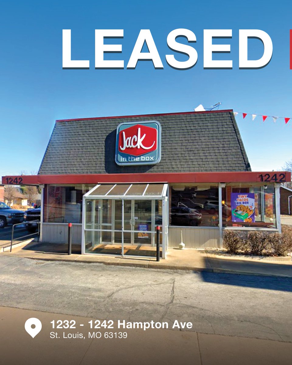 naidesco's tweet image. 7 Brew Coffee is coming to Hampton Avenue! ☕🚗

Bill Barnes had the pleasure of representing the landlord of the former Jack in the Box at 1232 Hampton Ave in successfully ground leasing the site to 7 Brew Drive Thru Coffee. #naidesco #cre #retail #stlouiscre #groundlease #7brew