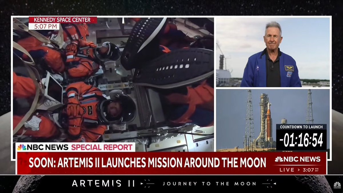 UCDavisCOE's tweet image. As Artemis II launched, @ucdavis professor and former astronaut Stephen K. Robinson joined NBC’s live coverage to share his perspective on the passion that drives human space exploration. 🚀

Watch the moment: ow.ly/fxcM50YTv93

#NationalSpaceDay #UCDavisEngineering