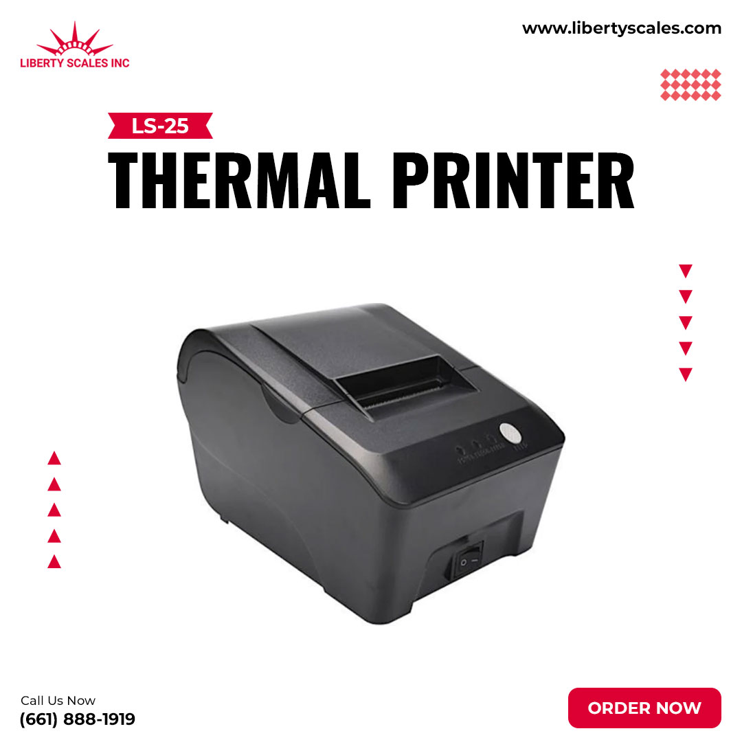 ScalesLiberty's tweet image. Liberty LS-25 Thermal Printer!
Spring Sale is HERE! Use discount code SPRING5 at checkout to get 5% OFF on all scales.
Contact Us Today:
(661) 888-1919
sales@libertyscales.com
Product URL: libertyscales.com/products/ls25-…
#PrintingSolutions #BusinessEssentials #LibertyScales