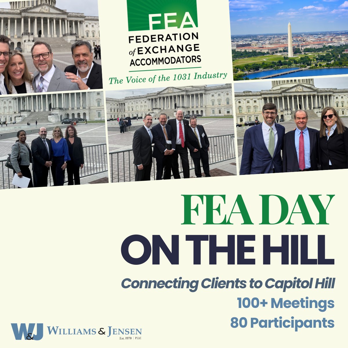 TheFirmWJ's tweet image. Thank you to the FEA members and W&amp;amp;J team for a successful Day on the Hill—80 participants, 100+ meetings with House &amp;amp; Senate offices, sharing real-world industry impact.

#PublicPolicy #CapitolHill #FEA
