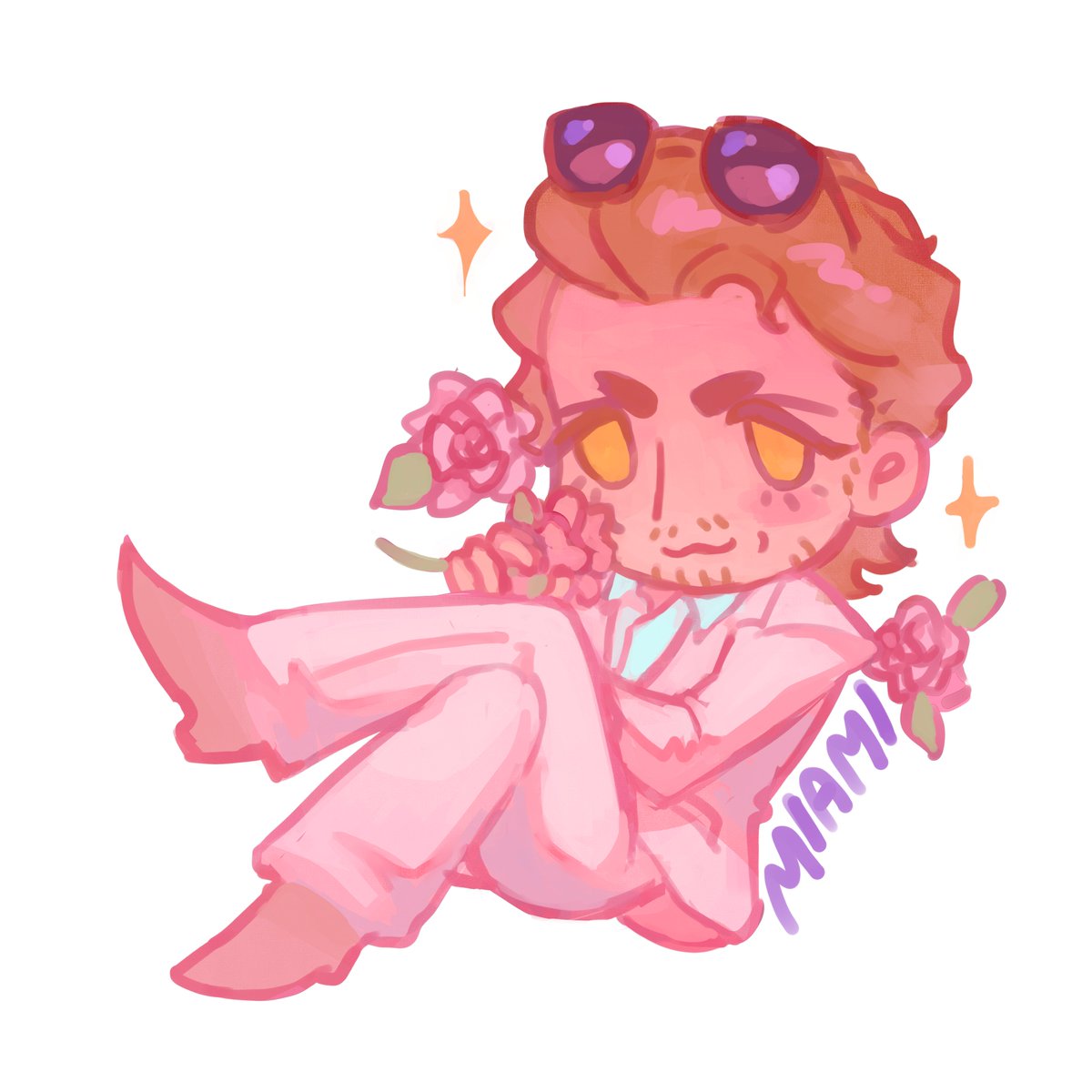 pink suit🌹