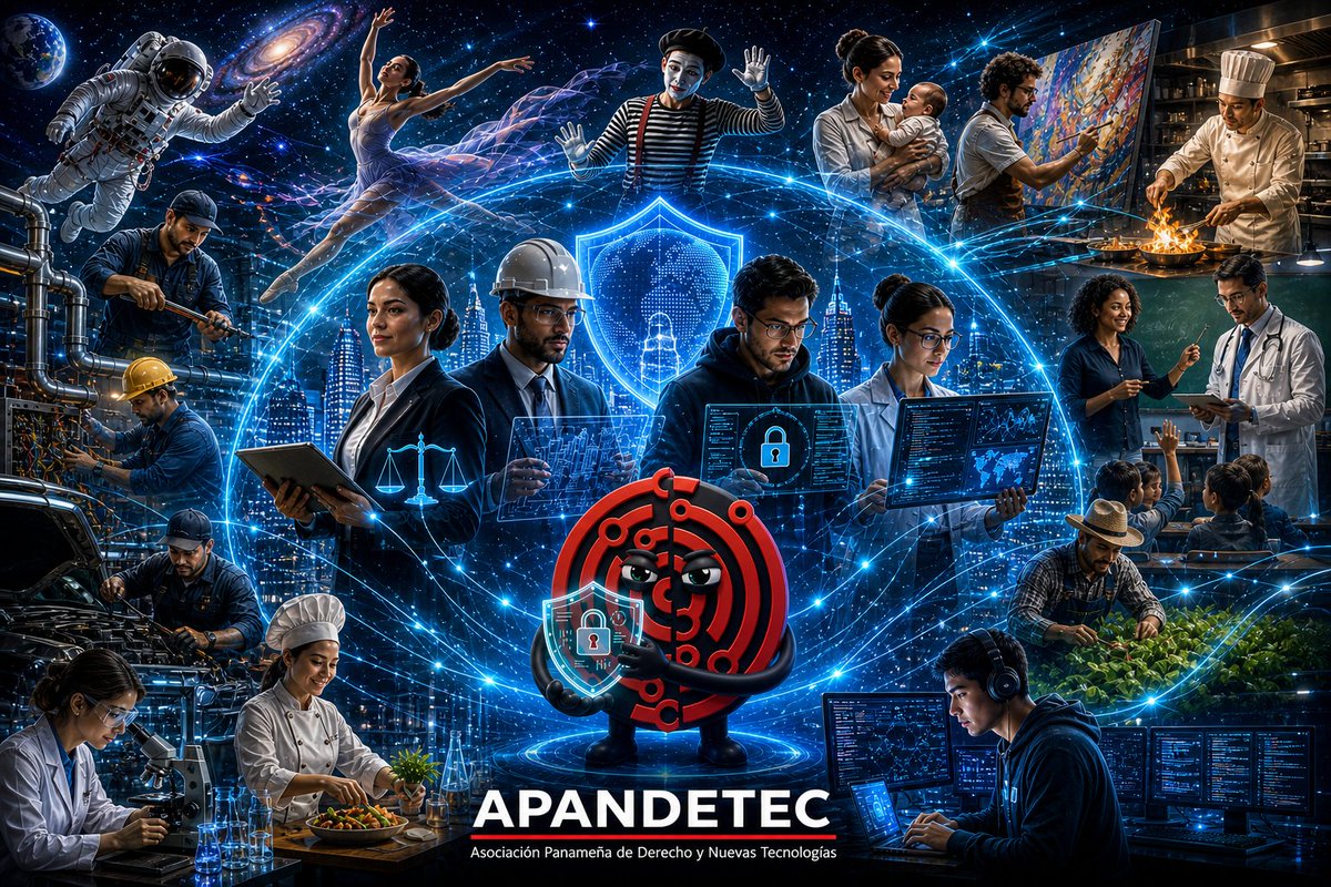 apandetec's tweet photo. Hoy, en el Día del Trabajador, celebramos tus ideas, tu esfuerzo y tu talento. 
Desde cualquier profesión, todos dejamos una huella en el mundo digital.
Cuidarla también es parte de proteger lo que haces. https://t.co/jq72QIS5qK