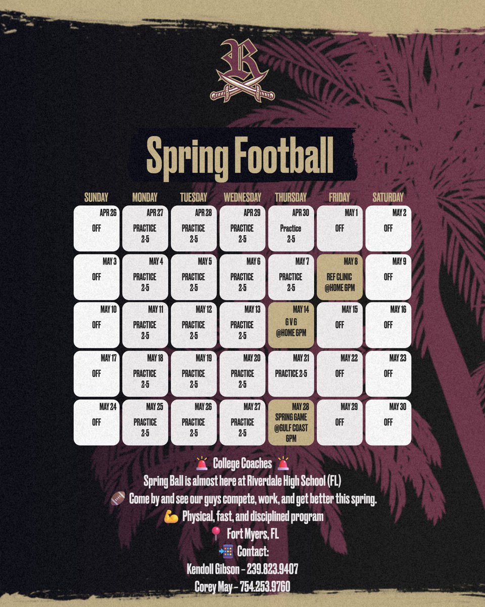 RHS_RaidersFB's tweet photo. College Coaches, if you are in Florida recruiting, make sure you come check us out!! We have guys in the 27, 28, and 29 classes that you need. 🏴‍☠️🔥 @Coach_Gibson51 @WillisPeanutmay @Sw_Fla_Top_Prep @ChadSimmons_ https://t.co/94Omjg5fkH