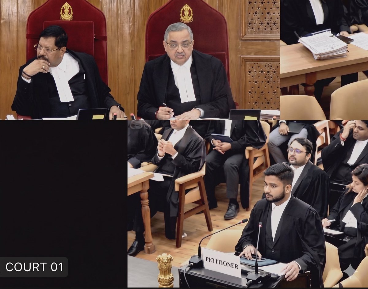 Adv__Ray's tweet image. Another day, another argument at the Supreme Court of India.

#advocatepankajray #supreme #Advocate