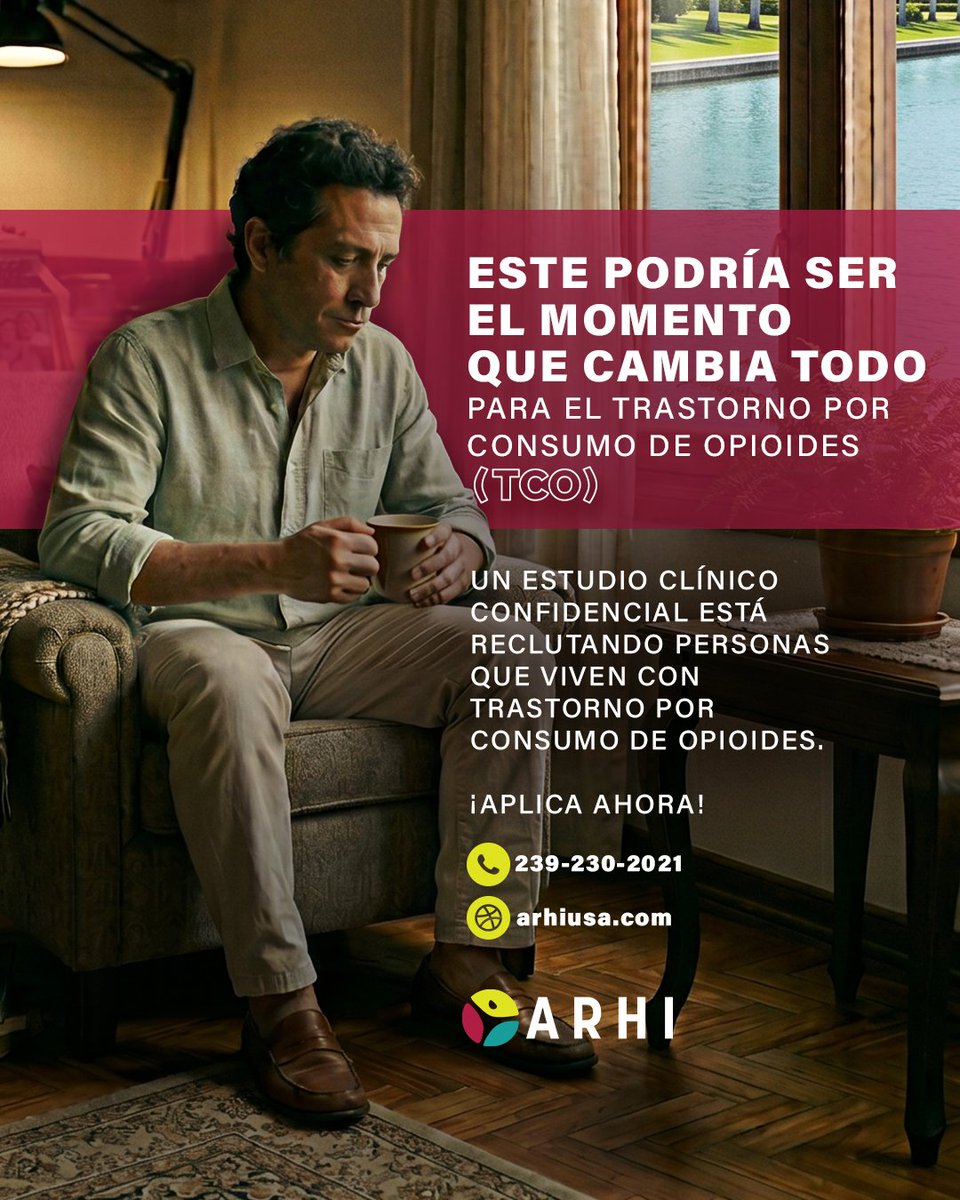arhiusa's tweet photo. Este podría ser tu punto de inflexión. 💬

Estudio clínico confidencial para trastorno por consumo de opioides (OUD) en Naples, FL.

✨ Compensación
💊 Tratamiento sin costo
🩺 Chequeos gratis
📞 239-230-2021
🔗 https://t.co/t5kUlNSfIQ
#OUDRecovery #EstudiosClínicos https://t.co/Lc1FgBXKQG