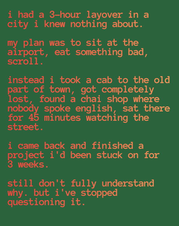odddaysindia's tweet image. not everything needs a reason. #stories #onodddays #offtheusual