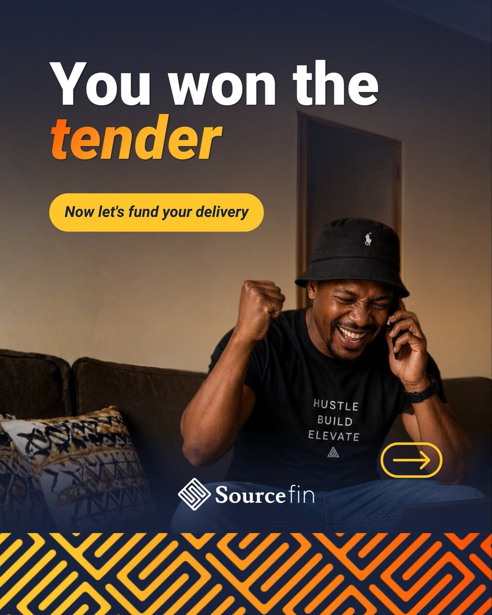 sourcefin_'s tweet photo. Won a tender? Here's what no one tells you.

Delivery is where your reputation is made or broken. 

Avoid delays by applying for funding today.
➡️https://t.co/3pa1ybZdQy

#sourcefin #tenderfunding #smmesouthafrica #pofunding #smallbusiness #govtenders https://t.co/FHjN72RBgT