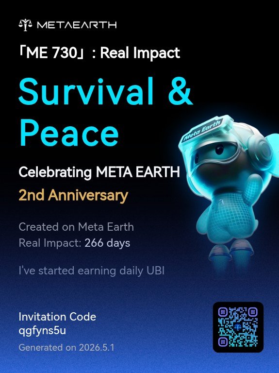 Hhiz_Excellency's tweet photo. 「ME 730」: Real Impact.I’ve earned 5.23 MEC on Meta Earth
and helped 49 people start their daily unconditional basic income
This is my real impact. Click the link below to join, you can also create your own impact — @_MetaEarth_  #Cryptocalls #Mec 
https://t.co/svxtdFIAJC https://t.co/iQutVUiBjd