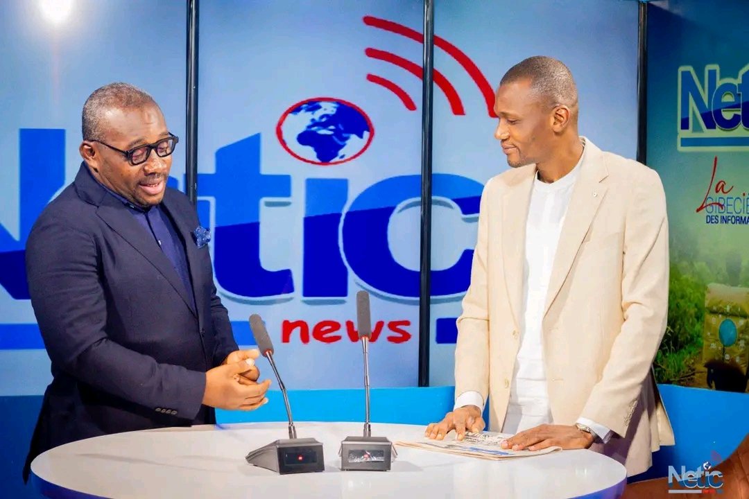 mbongo_isa82005's tweet photo. #RDC Ce vendredi 1er mai 2026, NETIC NEWS TV a reçu le Ministre d’État Guy LOANDO MBOYO pour un échange fructueux.

Engagé depuis lors au service de la République Son Excellence Guy LOANDO MBOYO, père fondateur du parti politique AREP a toujours répondu présent, une fois que le besoin se fait sentir.
Présent pour agir et  bâtir l'avenir de nos enfants.@Presidence_RDC @PrimatureRDC @senatrdc @AssembleeNatRDC @TopCongo @rtncofficielle1 @Tele_50