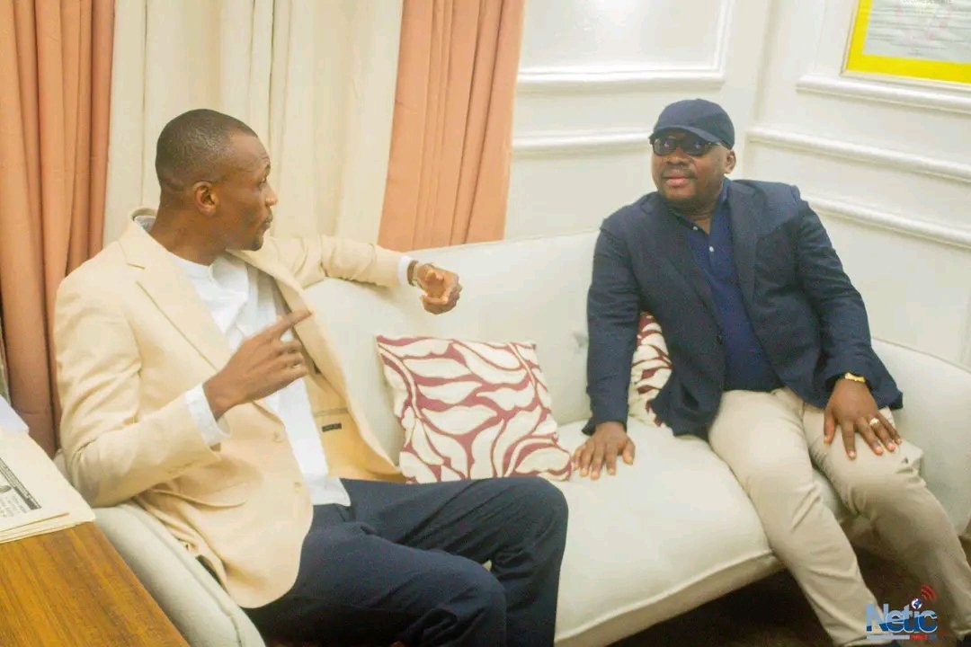 mbongo_isa82005's tweet photo. #RDC Ce vendredi 1er mai 2026, NETIC NEWS TV a reçu le Ministre d’État Guy LOANDO MBOYO pour un échange fructueux.

Engagé depuis lors au service de la République Son Excellence Guy LOANDO MBOYO, père fondateur du parti politique AREP a toujours répondu présent, une fois que le besoin se fait sentir.
Présent pour agir et  bâtir l'avenir de nos enfants.@Presidence_RDC @PrimatureRDC @senatrdc @AssembleeNatRDC @TopCongo @rtncofficielle1 @Tele_50