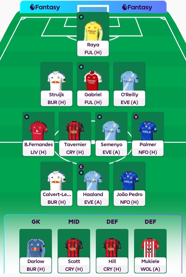 SayantanonX's tweet photo. @thefplbois Rolling 2FT this week. BB is active https://t.co/8HubYAGMmF