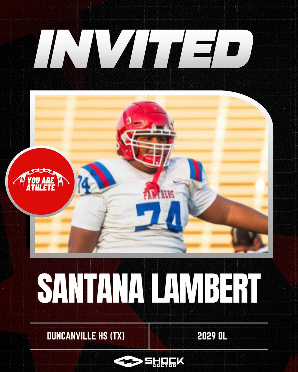 TanaLambert54's tweet photo. @youareathlete Thank you for the invite! I appreciate the opportunity @CoachWhite_BADD @Duncanville_FB @TheHawksEy3 https://t.co/E2RWV4tr0J