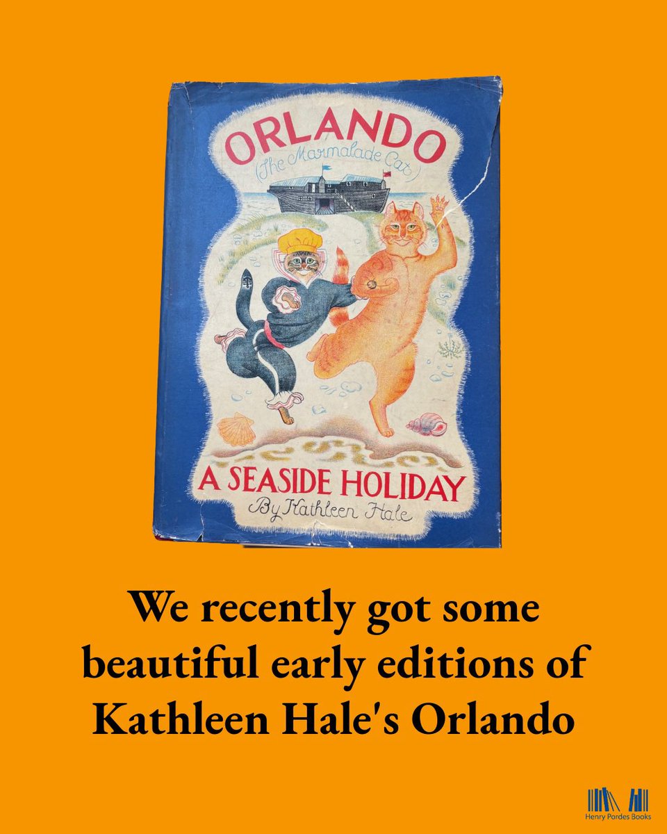 HenryPordesBook's tweet image. Our new collection of Orlando: The Marmalade Cat - a classic of Children’s literature.

#books #rarebooks #childrensbookstagram #orlandothemarmaladecat #picturebook
