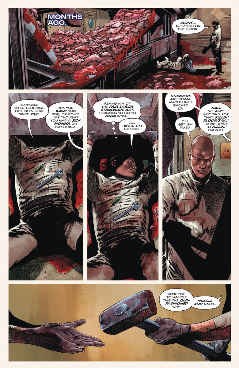 dcuworld's tweet image. Absolute Superman #19 PREVIEW!

Absolute King Shazam and John Henry Irons aka Steel backstory!