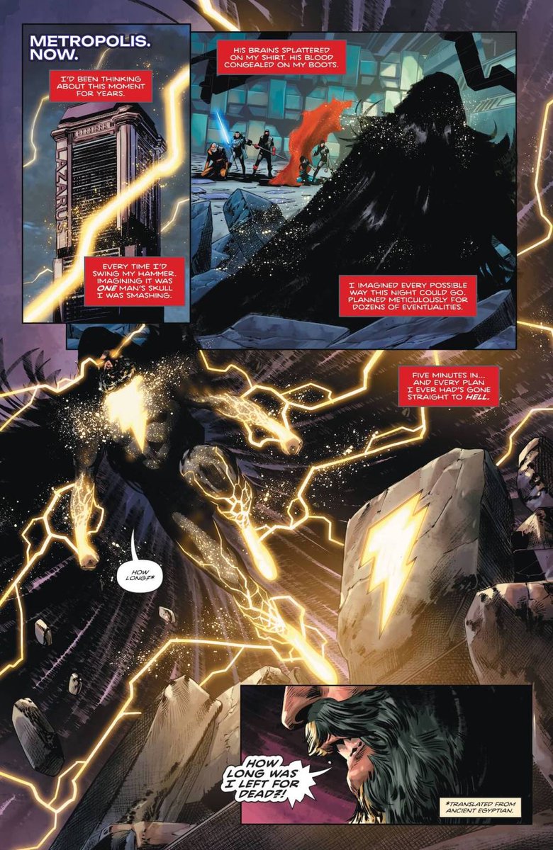 dcuworld's tweet image. Absolute Superman #19 PREVIEW!

Absolute King Shazam and John Henry Irons aka Steel backstory!
