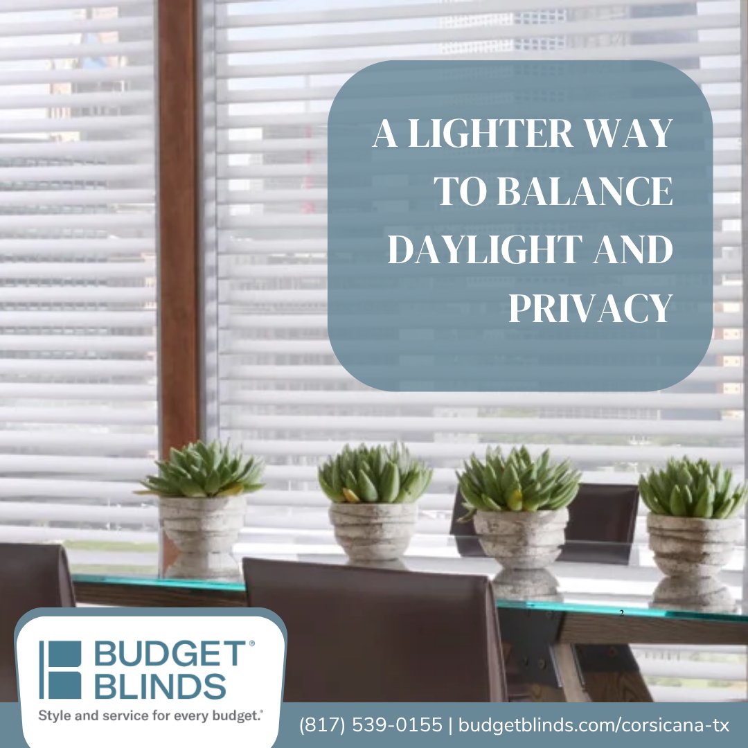CorsicanaBlinds's tweet image. At Budget Blinds of Corsicana, our sheer shades for windows offer an enduring design that seamlessly integrates into any decor, providing exceptional light control and privacy.

Reach out today if you’re interested in getting sheer shades.
budgetblinds.com/our-products/s…
#InteriorDesign