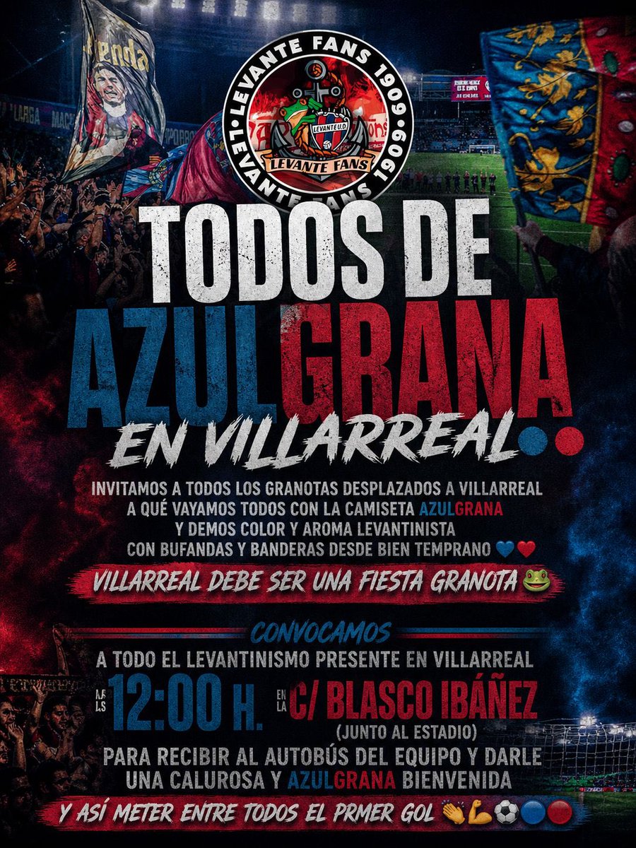 Levante Fans 1909 tweet media