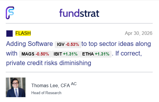 Thomas (Tom) Lee (not drummer) FundstratDirect.com tweet media