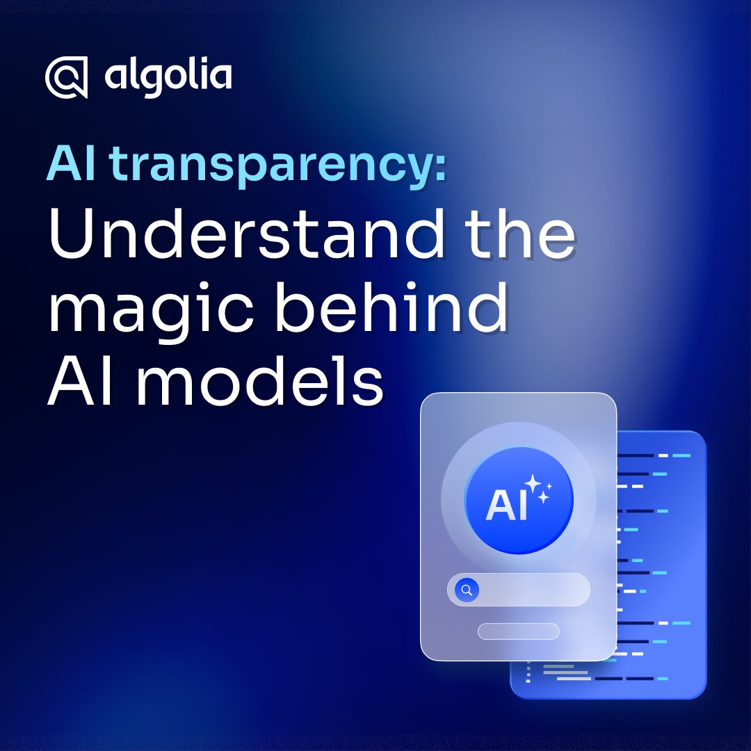 Algolia tweet media