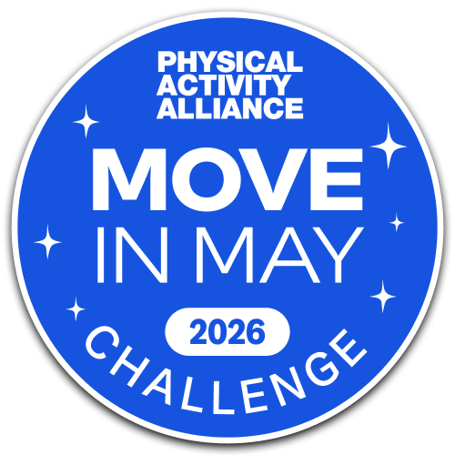 PAAmovewithUS's tweet photo. Kick off  National Physical Fitness and Sports Month with our "Move In May" @Strava Challenge“. Complete 600 minutes of movement or more between May 1 and  May 31 and earn the Move In May badge. That's just 150 minutes of  activity per week - the science backed amount shown to improve overall  well-being and reduce health risks. #MoveInMay