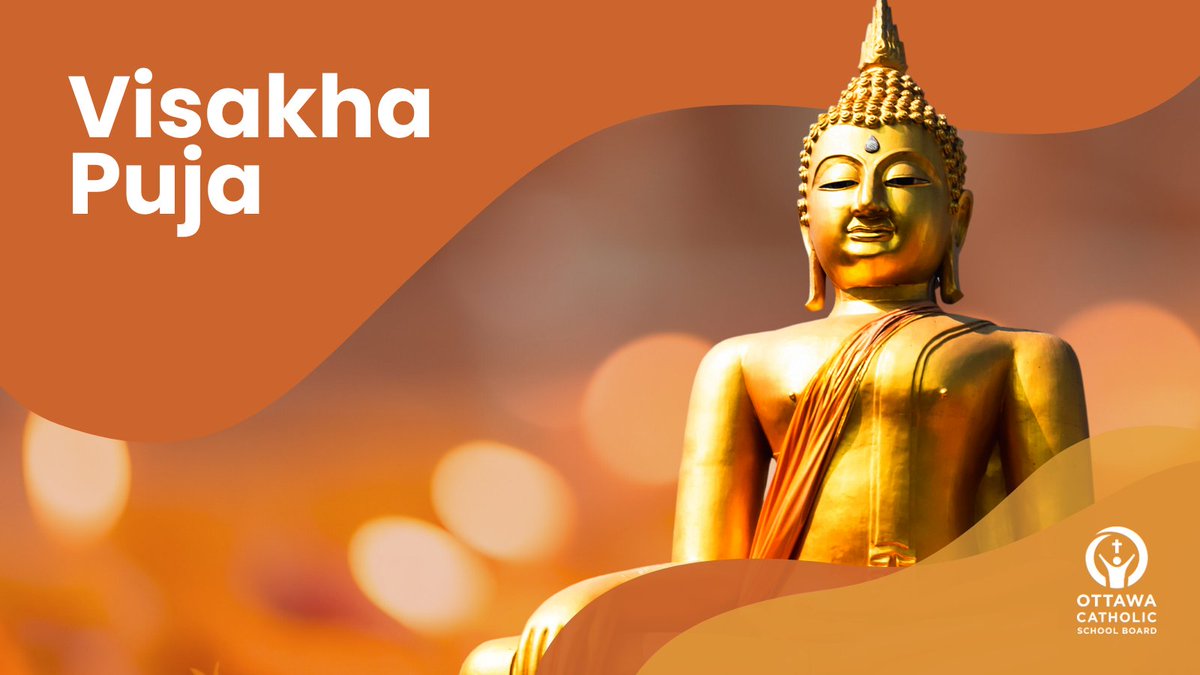 OttCatholicSB's tweet image. Today, the #OCSB community recognizes Visakha Puja, a sacred day honouring the birth, enlightenment, and passing of the Buddha 🪷

Wishing all who observe a meaningful and peaceful Visakha Puja.✨

#VisakhaPuja #Respect #Compassion #ocsbBeCommunity