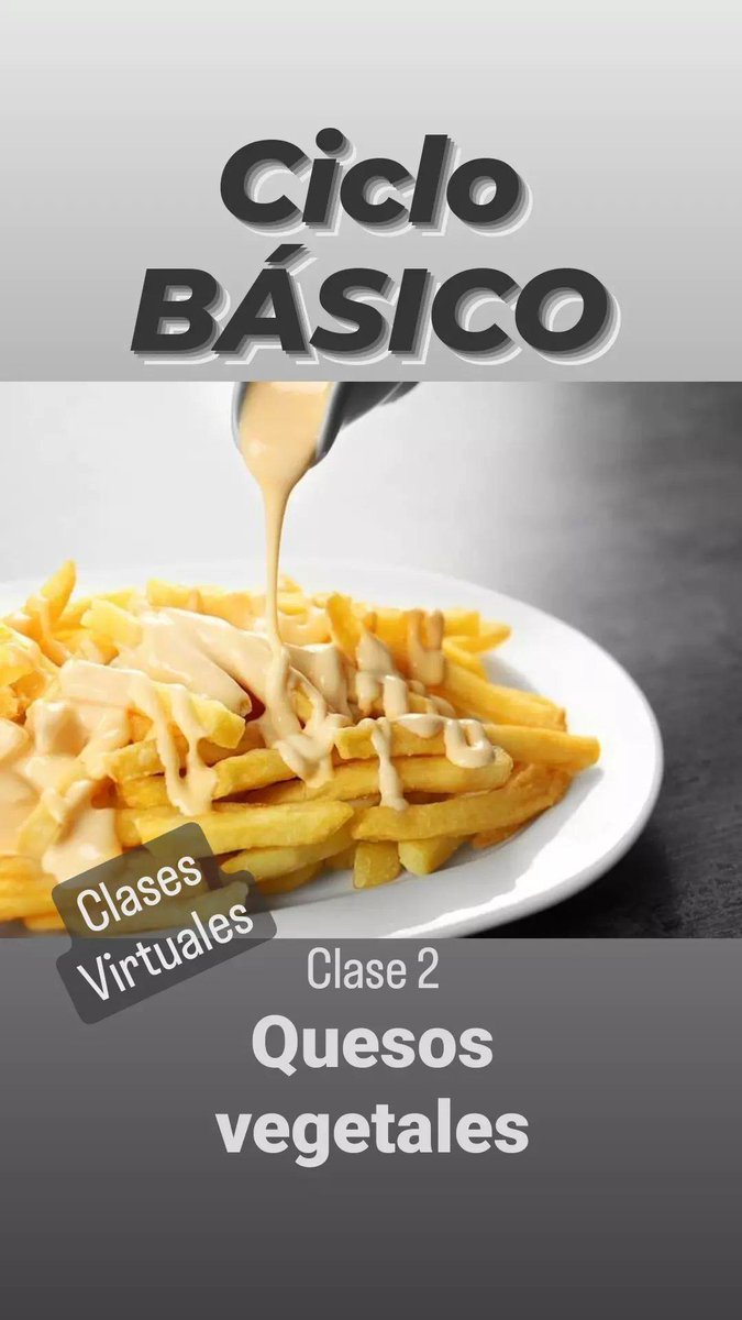 lalalaveganoyc's tweet image. Querés cambiar tu alimentación?
.
👉CICLO BÁSICO
Fundamentos de la Cocina 100% vegetal
.
☕️Leches veg. Jugos detox y antiox
🧀Quesos Veg
🍔Burgers
🥑Patés Prot
🍝Aderezos y Salsas
🎂Encuentros sociales
.
#vegan #CrueltyFree #dairyfree #plantbased