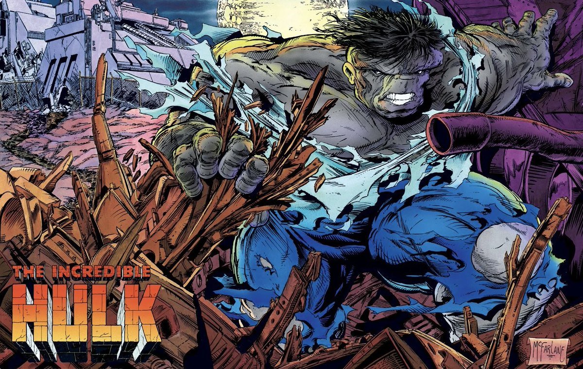 JonathanJColton's tweet image. Who is the GREATEST Incredible Hulk artist of all time? 

A. Gary Frank 
B. Herb Trimpe 
C. Todd McFarlane 
D. Dale Keown
