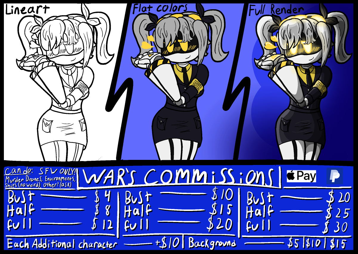 WAR (COMMS OPEN!!! 1/3) tweet media