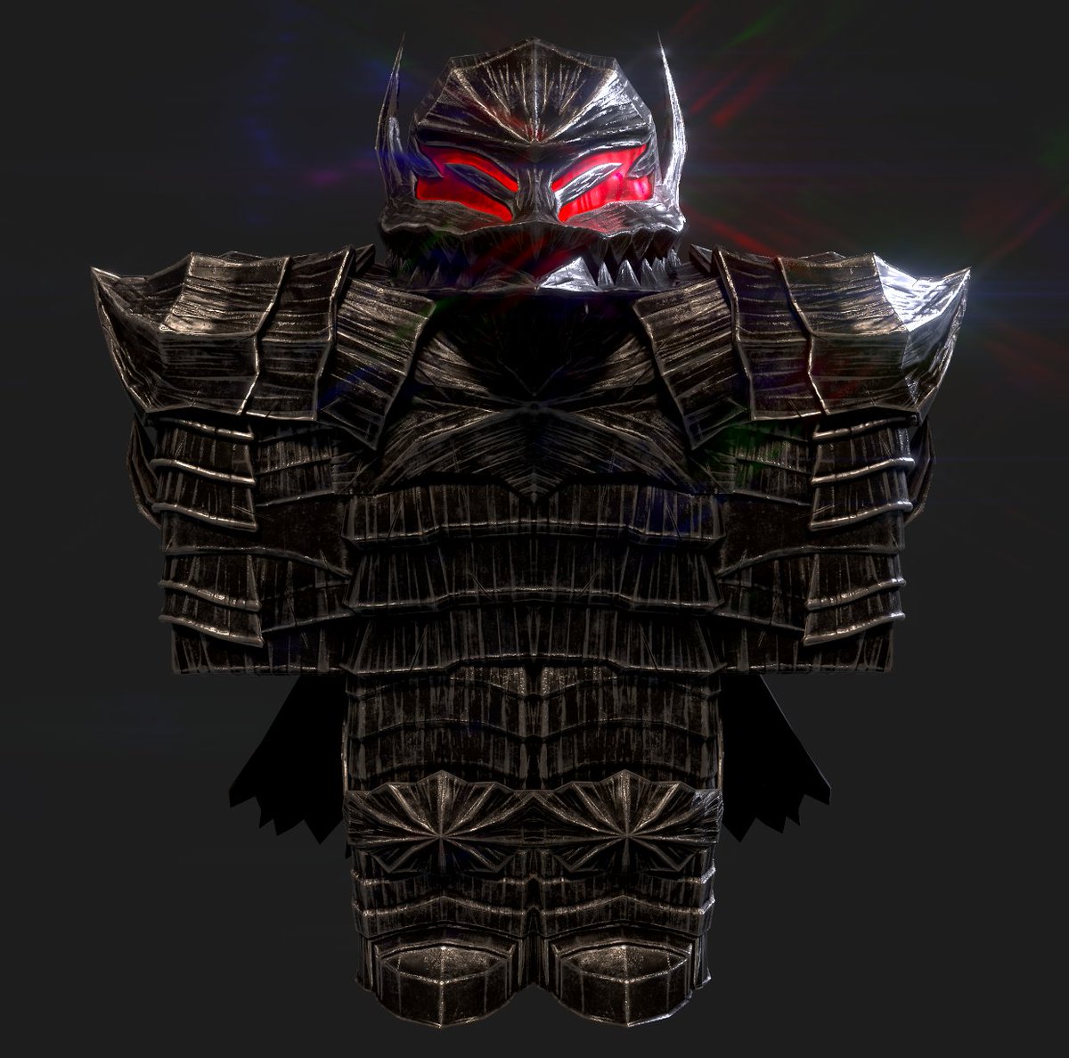 usine_dev's tweet photo. Berserk armor ⚔️
—
Modeling com open ✅
—
#ROBLOX #RobloxDev #RobloxStudio https://t.co/iROcs4ZUYA