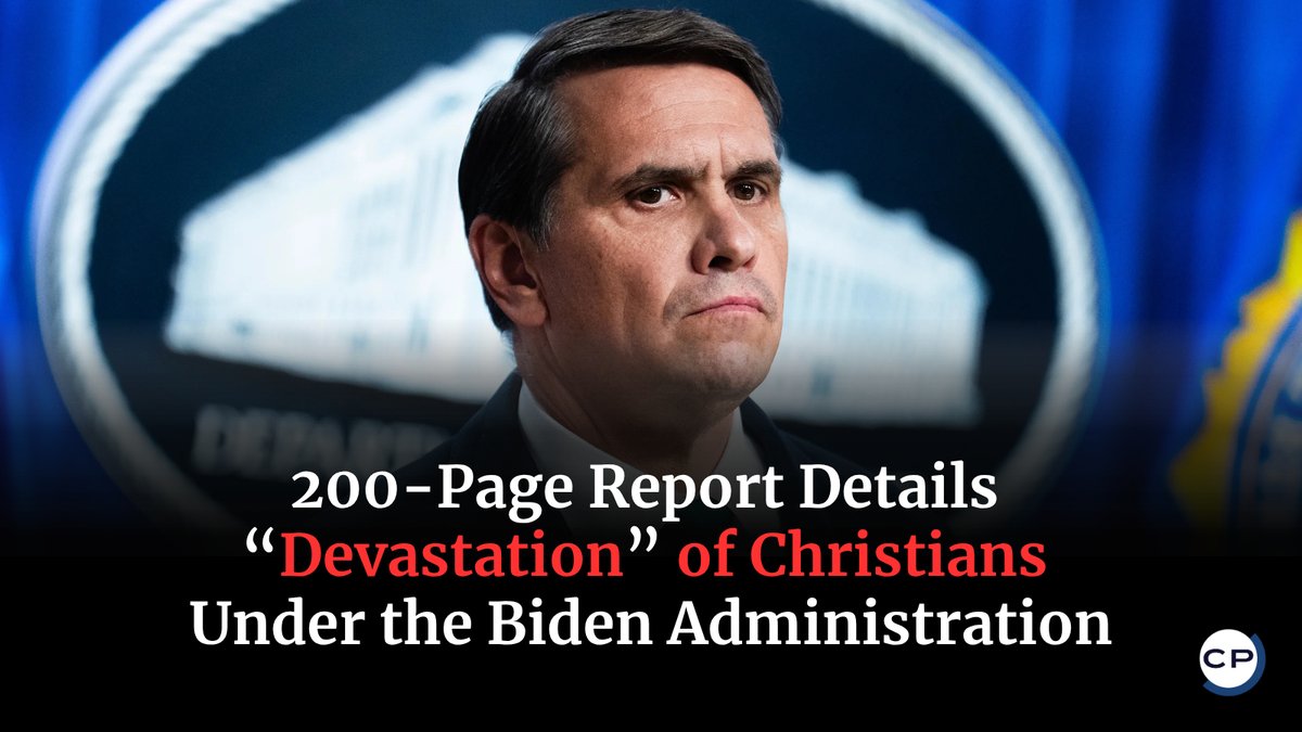 ChristianPost's tweet image. A new DOJ report alleges the Biden administration treated Christians far harsher than secular counterparts — from prosecutions to school fines.
#DOJ #AntiChristianBias #Biden #ReligiousLiberty #Christians
🔗 dlvr.it/TSKQBf