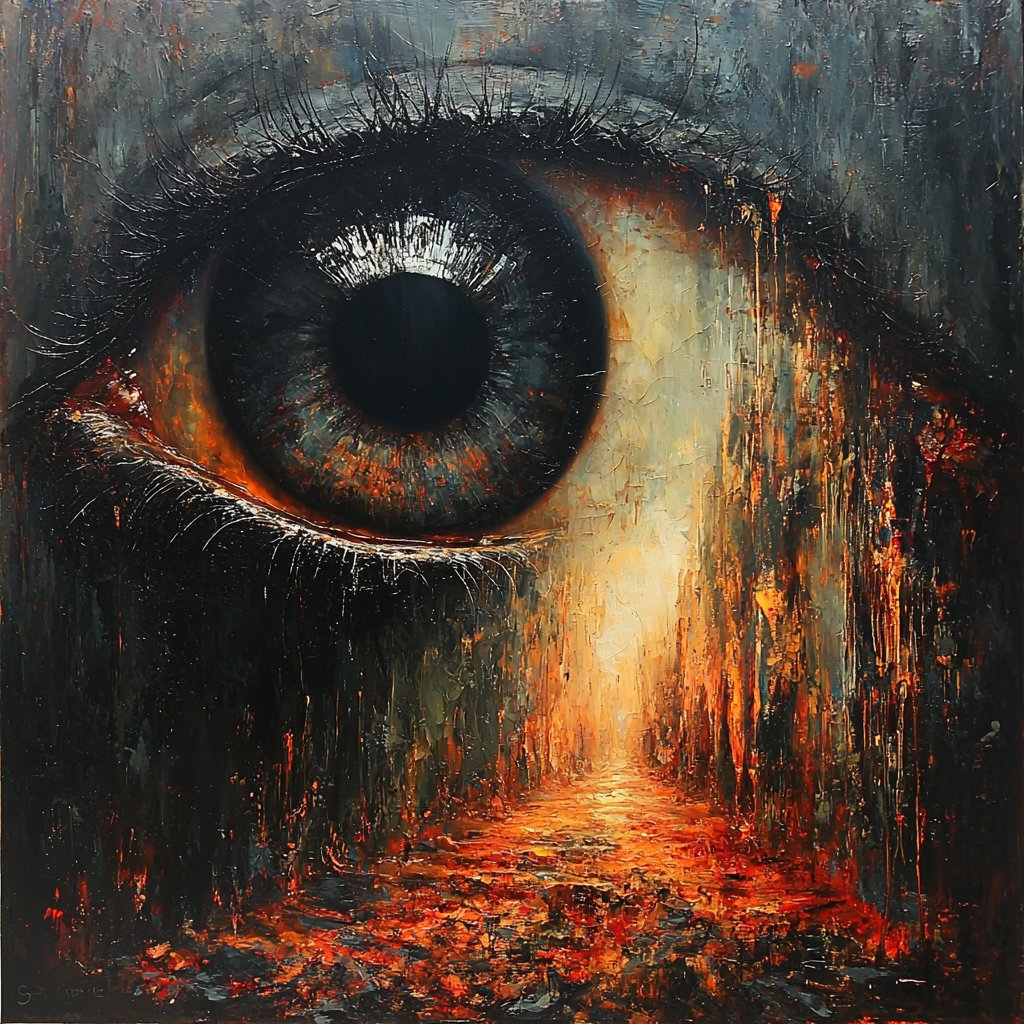 abuzaki1978's tweet image. Eye leading into the fire 🔥👁️
drop your eye art below ✨
#AIArt #DigitalArt