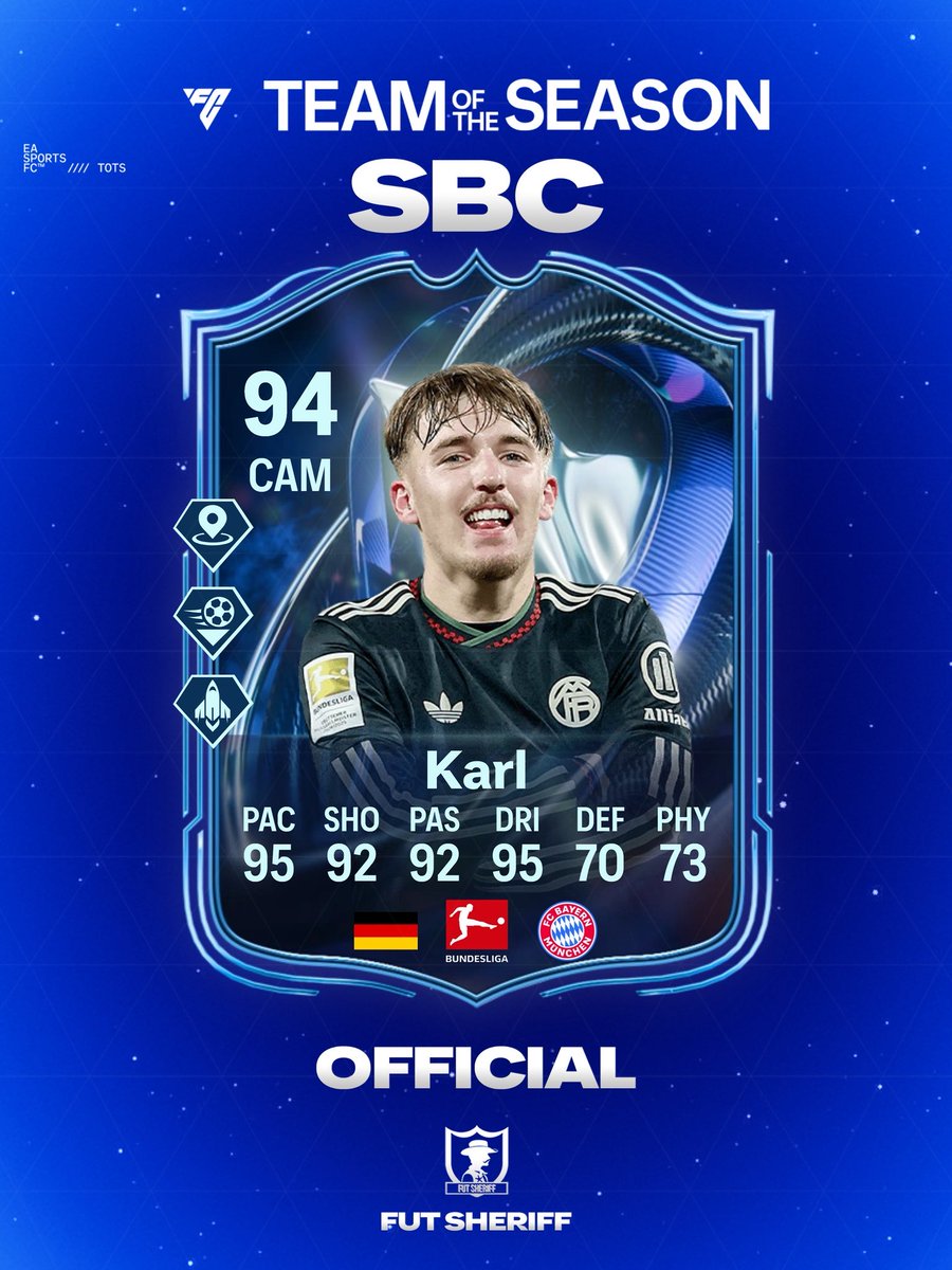 FutSheriff's tweet image. 6 PM Content

• 🇩🇪 Karl SBC
• 🇦🇷 Di María SBC
• ⬆️ 1/3 82+ BL/GPFBL Pick
• ⬆️ Week 3 TOTS Upgrade
• ⬆️ Red Champs Picks
• 🎯 New Objectives

#FC26